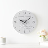 25 jaar jubileum met namen grote klok (Huis)