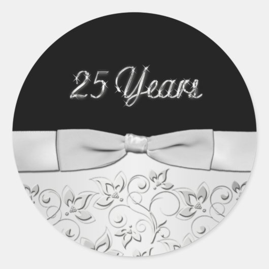 25 jaar Jubileum Sticker (Voorkant)