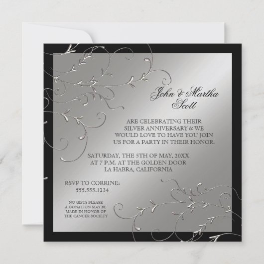 25 jaar jubileum, uitnodiging 25-jarig jubileum (Voorkant)