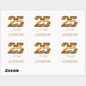 25 jaar legendarische sticker (Vel)