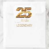 25 jaar legendarische sticker (Tas)