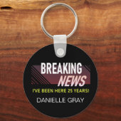 25 jaar loonwaardering Jubileum werknemer ACR Sleutelhanger (Voorkant)