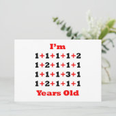 25 jaar oud B rood Kaart (Staand voorkant)