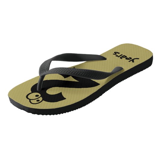 25 jaar oud Fun Verjaardag Nummers Teenslippers (Schuin)