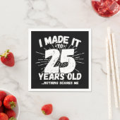 25 Jaar Oud Sarcastisch Meme Grappig 25e Verjaarda Servet (Insitu)