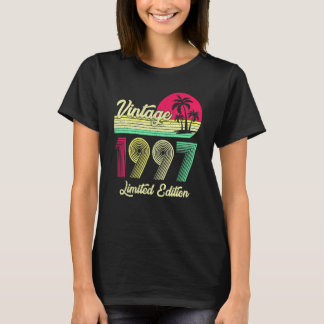 25 Jaar Oud Vintage 1997 25e Verjaardag T-shirt