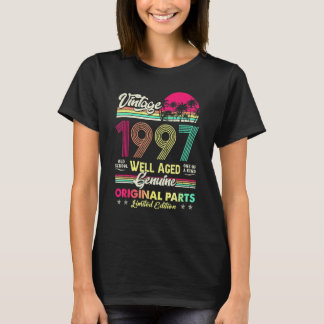 25 Jaar Oude Antiek 1997 Originele Onderdelen 25e  T-shirt