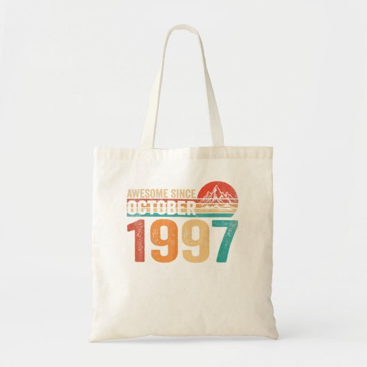 25 jaar oude geschenken 25 jaar Geweldige sinds ok Tote Bag (Voorkant)