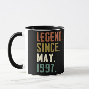25 jaar oude legende sinds mei 1997 25e verjaardag mok