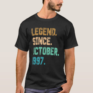 25 jaar oude legering sinds oktober 1997 25e geboo t-shirt