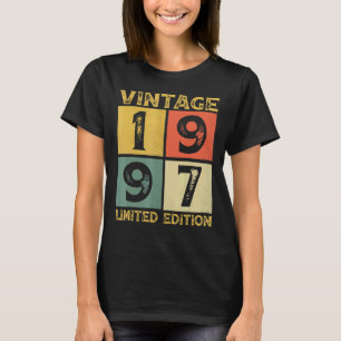 25 jaar oude retroflector 1997 25e verjaardag t-shirt