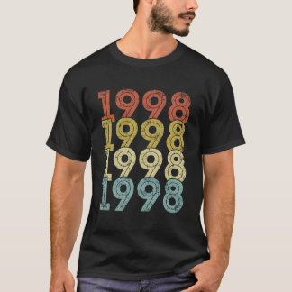 25 jaar oude  verjaardag 1998 25e verjaardag t-shirt
