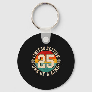 25 jaar oude vintage 2001 gelimiteerde editie 25st sleutelhanger