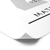 25 jaar pensioen of waardering van de werknemer ca poster (Hoek)