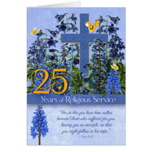 25 jaar Religieuze Service Larkspur Scripture