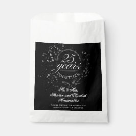 25 jaar samen Silver Wedding Jubileum Party Bedankzakje