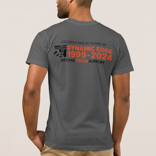 25 jaar Shirt (Achterkant)