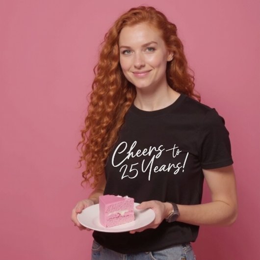 25 jaar verjaardagsfeest of Jubileum T-shirt