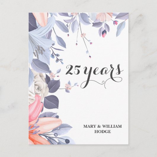 25 jaar voor altijd: een Jubileum om te onthouden Briefkaart (Voorkant)