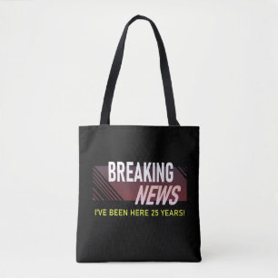 25 Jaar Werken Jubileum Medewerker Waardering Tote Bag