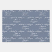 25 jaar zwart-wit 25e Jubileum Inpakpapier Vel (Voorkant 3)