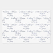 25 jaar zwart-wit 25e Jubileum Inpakpapier Vel (Voorkant 2)