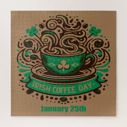 25 jan - Irish Coffee Day Legpuzzel (Verticaal)