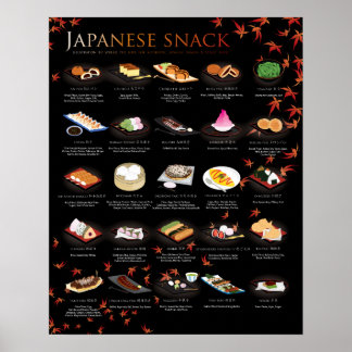 25 JAPANSE SNACKS, MAPEL, 16 X20-inch Poster