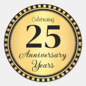 25-jarig jubileum enveloppe zegel (Voorkant)