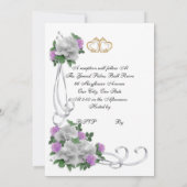 25-jarig jubileum gelofte vernieuwing elegante wit kaart (Achterkant)