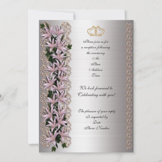 25-jarig jubileum gelofte vernieuwing klimop en le kaart (Achterkant)