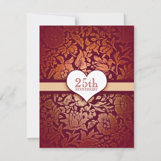 25-jarig jubileum kaart (Voorkant)