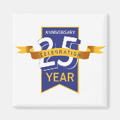 25-jarig jubileum magneet (Voorkant)