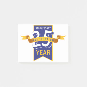 25-jarig jubileum post-it® notes