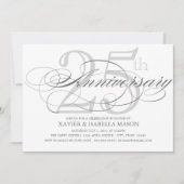 25-jarig jubileum Script Kaart (Voorkant)