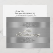 25-jarig jubileum uitnodiging (Voorkant / Achterkant)