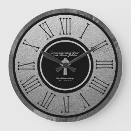 25-jarig jubileum van priesterwijding op maat grote klok