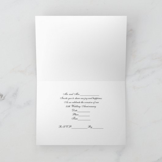 25-jarig jubileum zilver (Binnen)