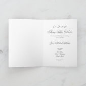 25-jarig jubileum zilveren bruiloft 25 jaar jubile aankondiging (Binnen)