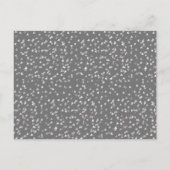 25-jarig jubileum Zilveren Love Hearts Save the Da Aankondigingskaart (Achterkant)