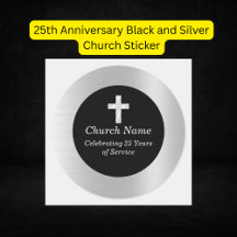 25-jarig jubileum Zwart en Zilver Kerk Aandenken