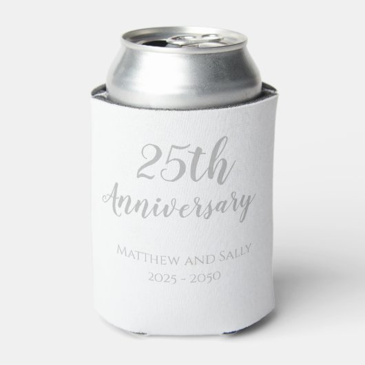 25-jarig jubileumfeest blikjeskoeler (Blikje Voorkant)