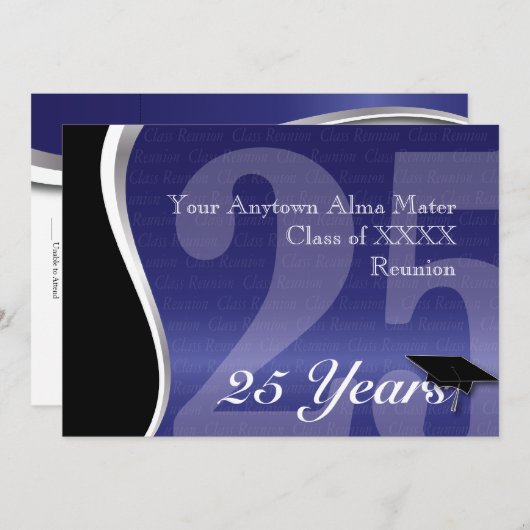  25-jarige vakbond kaart (Voorkant / Achterkant)