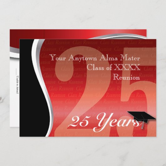 25-jarige vakbond kaart (Voorkant / Achterkant)