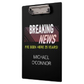 25-jarige waardering Jubileum werknemer Klembord (Links)