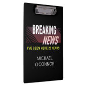 25-jarige waardering Jubileum werknemer Klembord (Rechts)