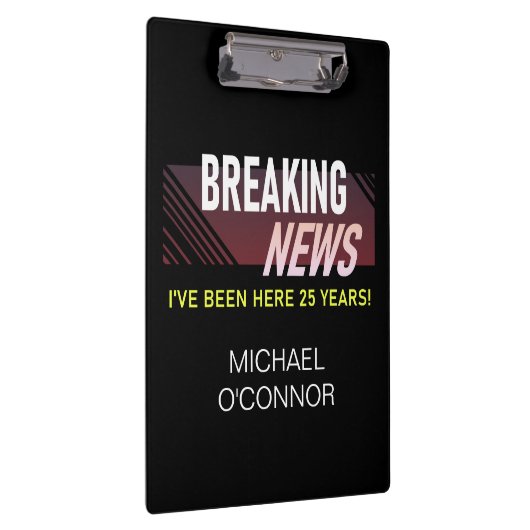 25-jarige waardering Jubileum werknemer Klembord (Rechts)