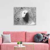 25 juli 1976 Viking Orbiter 1 Afbeelding (35a72) Canvas Afdruk (Insitu (Woonkamer))