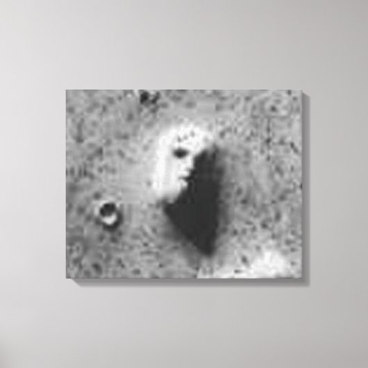 25 juli 1976 Viking Orbiter 1 Afbeelding (35a72) Canvas Afdruk (Voorkant)