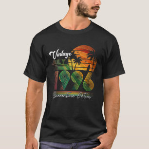 25 juli 1996 25 jaar  cadeau t-shirt
